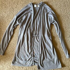 Azul by Moussy Gray Open Front Cardigan